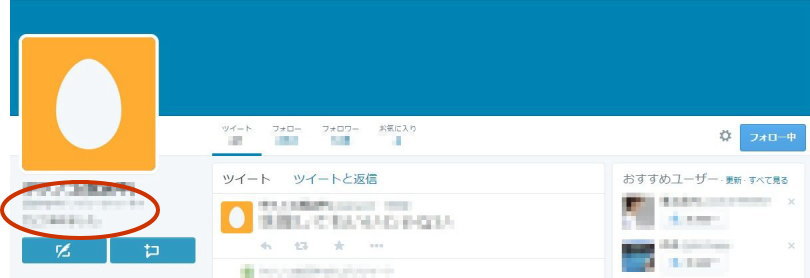 プロフィールに何も書かない