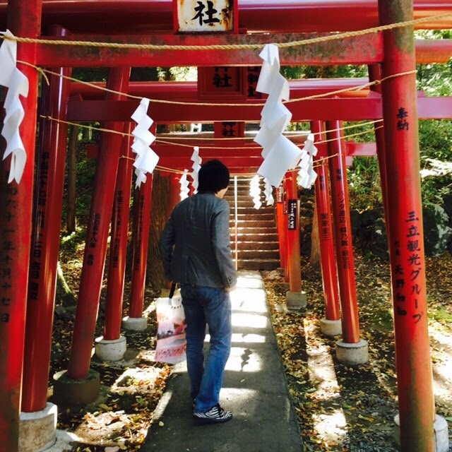 鳥居に書かれた名前