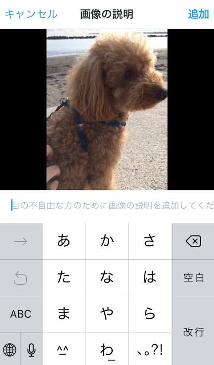説明を追加