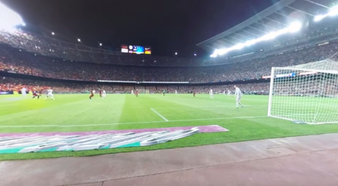 動画あり バルセロナの試合をゴール裏から360度見れる貴重映像 Lio Com